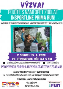 Výzva!  Pojďte s námi opět zdolat Insportline Prima Run!